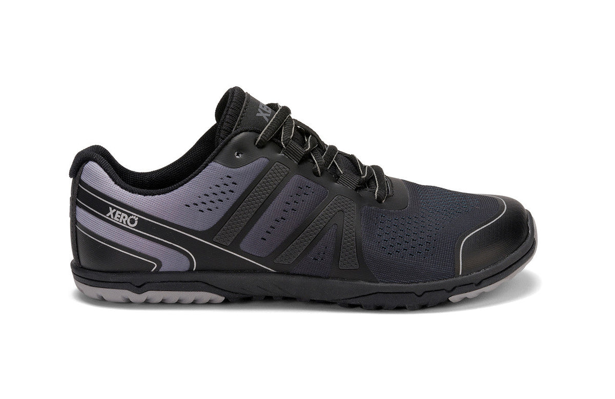 Barefoot Shoes - Xero - HFS II - LIGHTWEIGHT ROAD RUNNER - WOMEN - Black / Frost Gray 9  - OzBarefoot