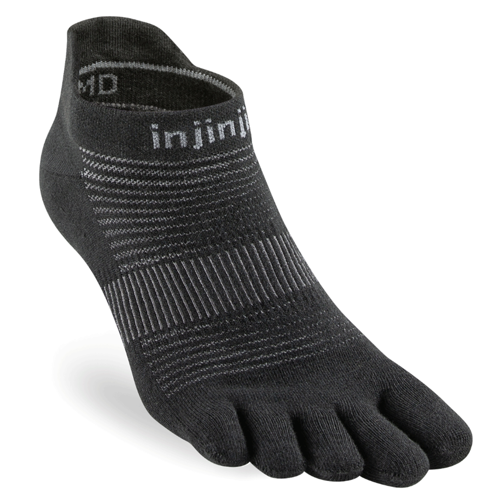 Injinji Socks RUN Original Weight No-Show 1 OzBarefoot Australia