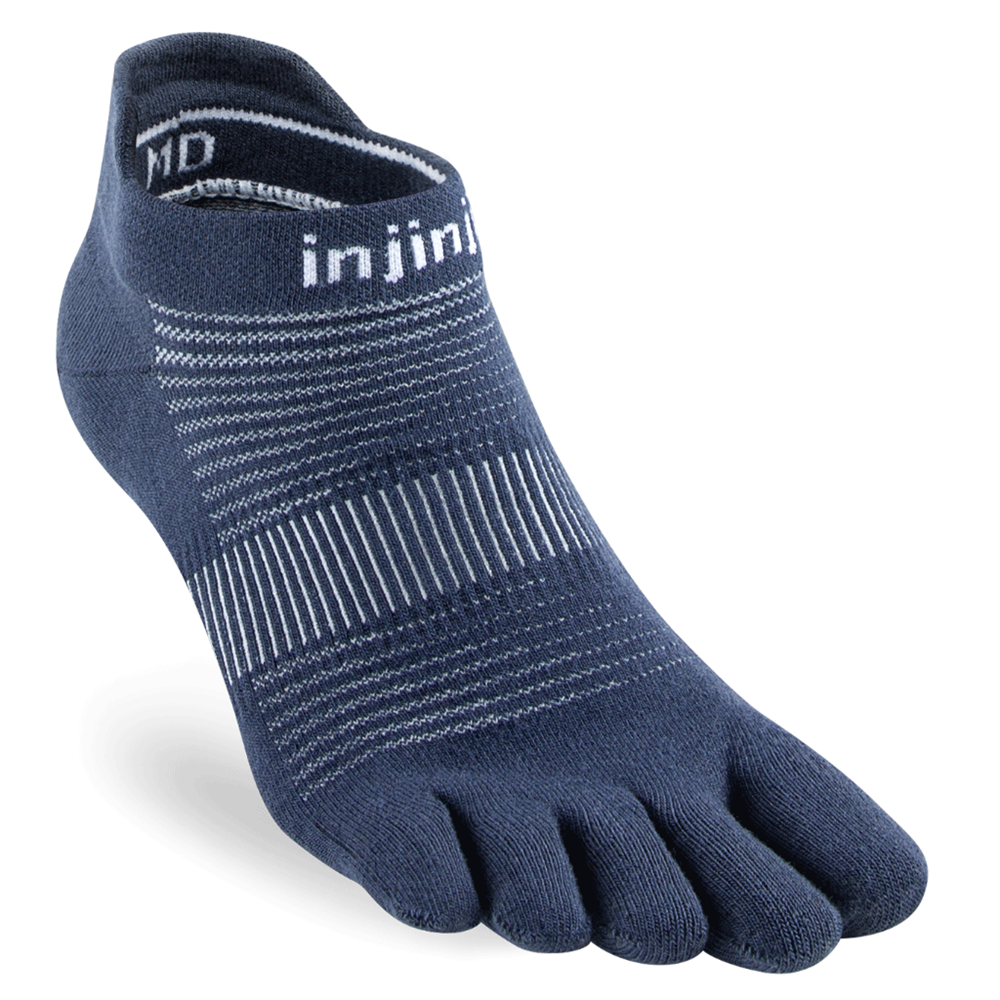 Injinji Socks RUN Original Weight No-Show 3 OzBarefoot Australia