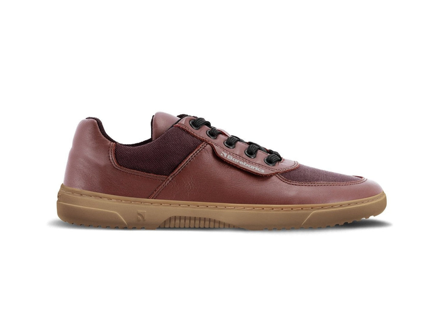 Barefoot Sneakers Barebarics Bravo - Maroon Brown 1 OzBarefoot Australia