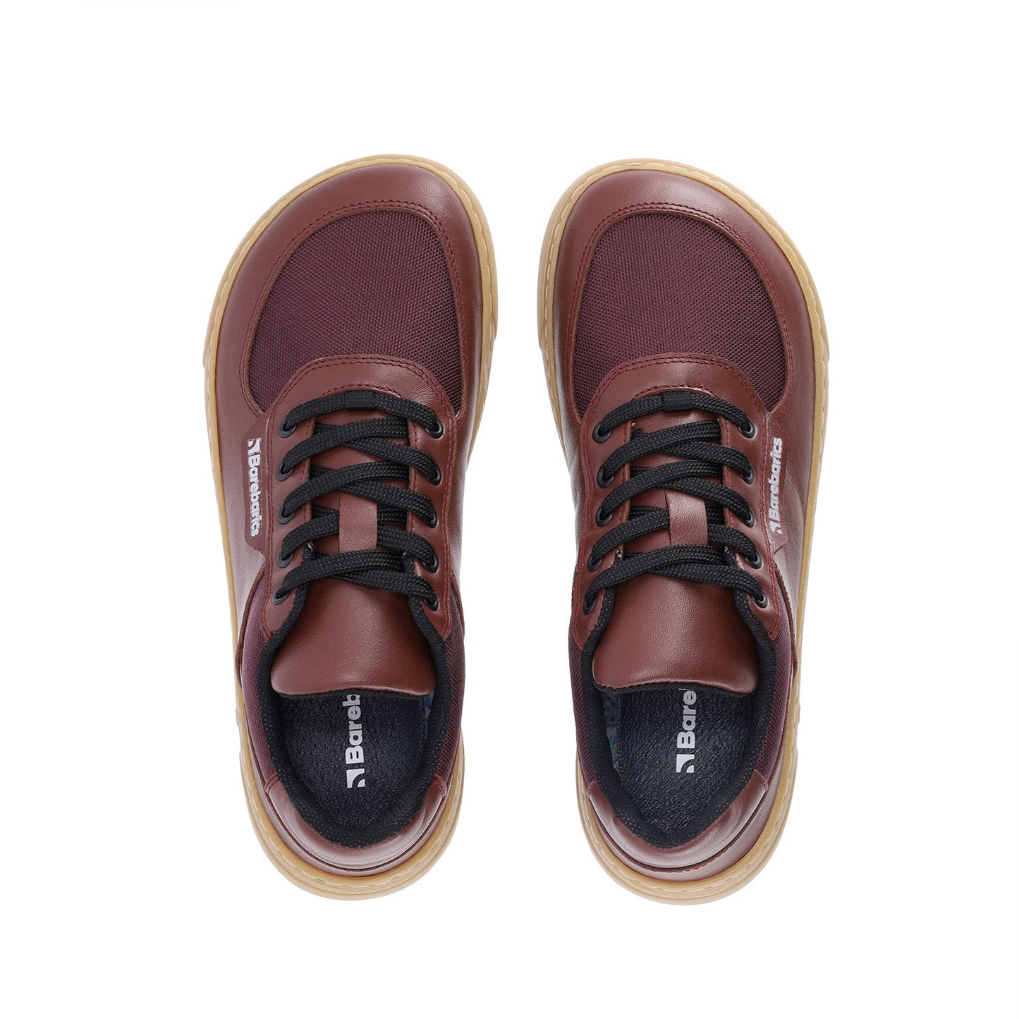 Barefoot Sneakers Barebarics Bravo - Maroon Brown 4 OzBarefoot Australia