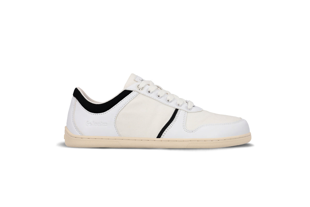 Barefoot Sneakers - Be Lenka Echo - White & Black Vegan 1  - OzBarefoot