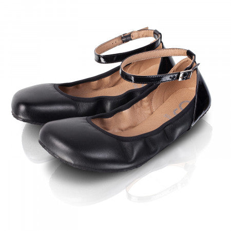 Shapen TULIP 3.0 Black barefoot ballerinas Regular