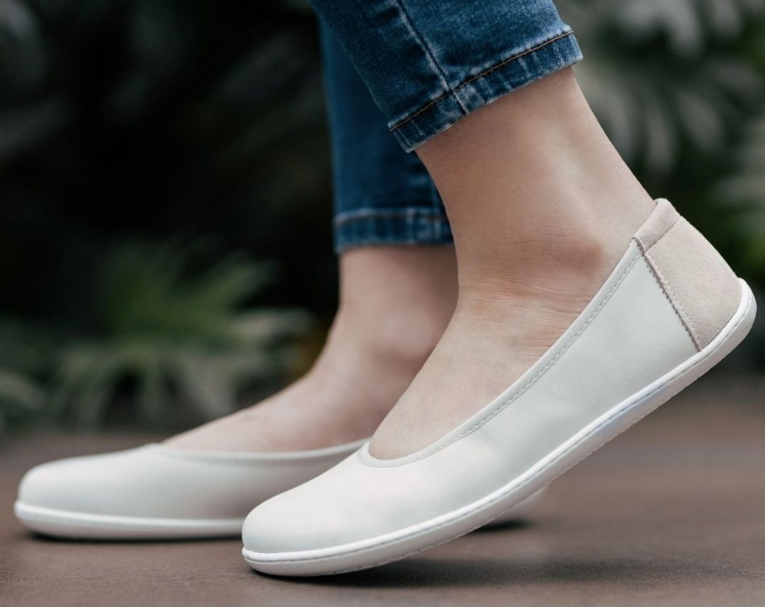 Ballet Flats Be Lenka - Sophie - Chalk White 9 OzBarefoot Australia