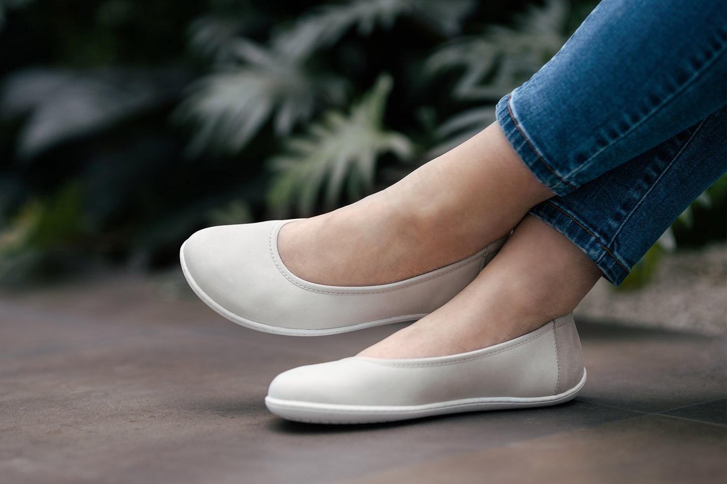 Ballet Flats Be Lenka - Sophie - Chalk White 7 OzBarefoot Australia