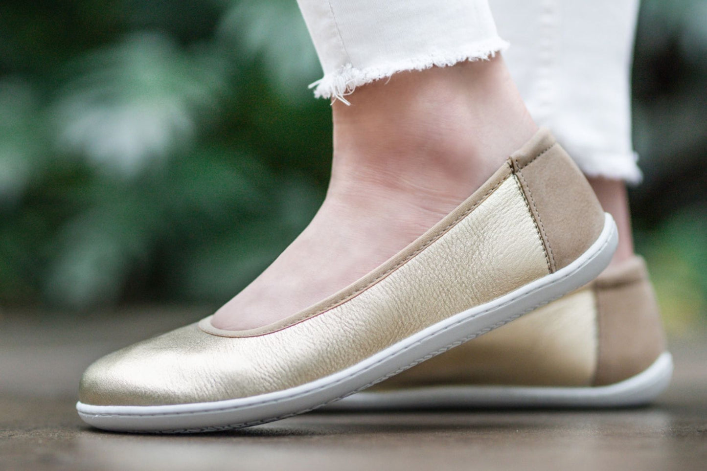 Ballet Flats Be Lenka - Sophie - Gold 11 OzBarefoot Australia