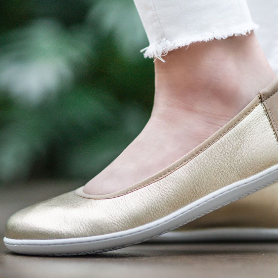 Ballet Flats Be Lenka - Sophie - Gold 15 OzBarefoot Australia