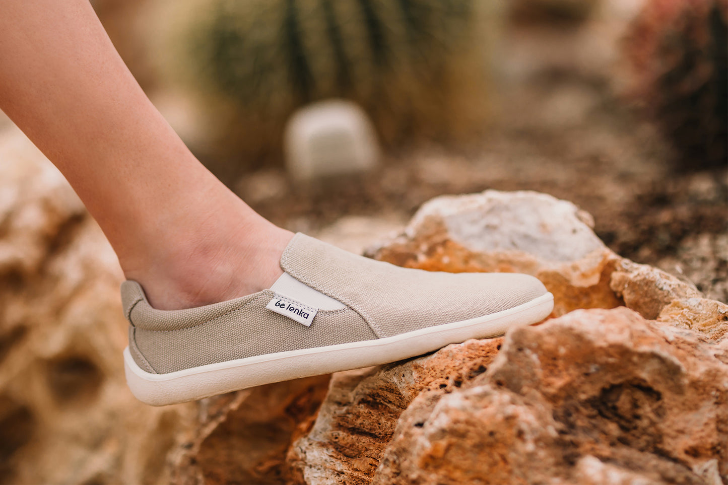 Barefoot Sneakers - Be Lenka Eazy - Vegan - Sand '22 5 OzBarefoot Australia