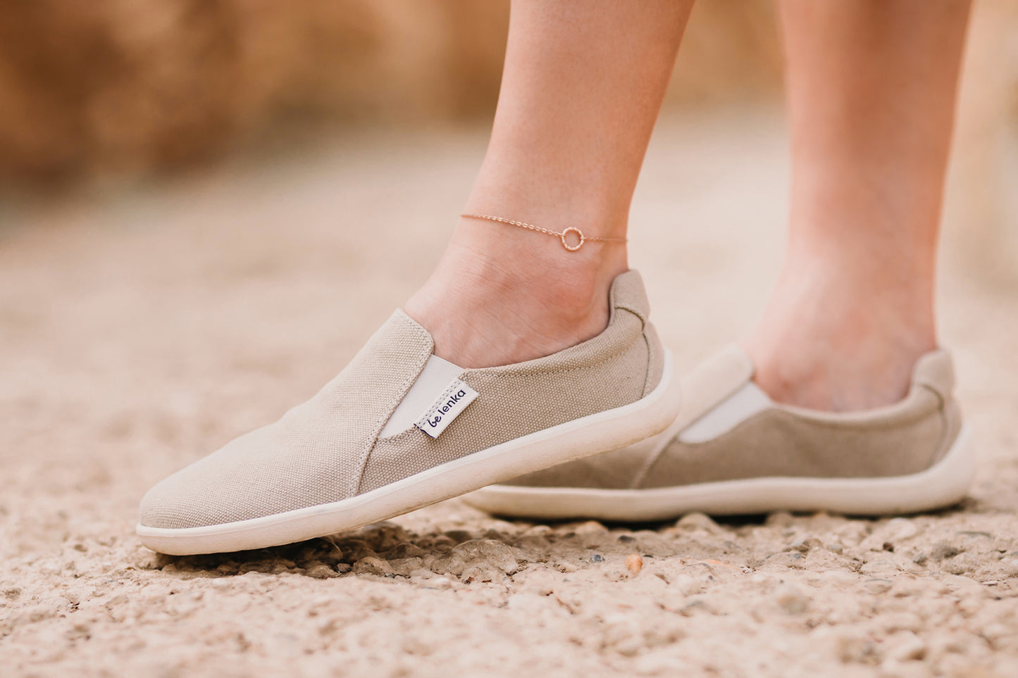 Barefoot Sneakers - Be Lenka Eazy - Vegan - Sand '22 13 OzBarefoot Australia