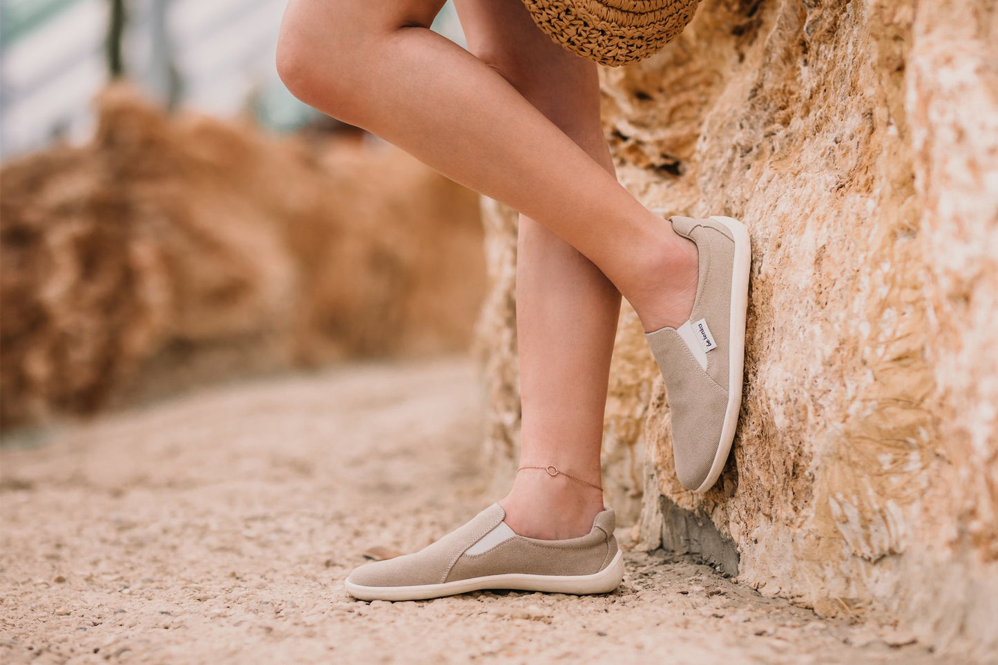 Barefoot Sneakers - Be Lenka Eazy - Vegan - Sand '22 19 OzBarefoot Australia