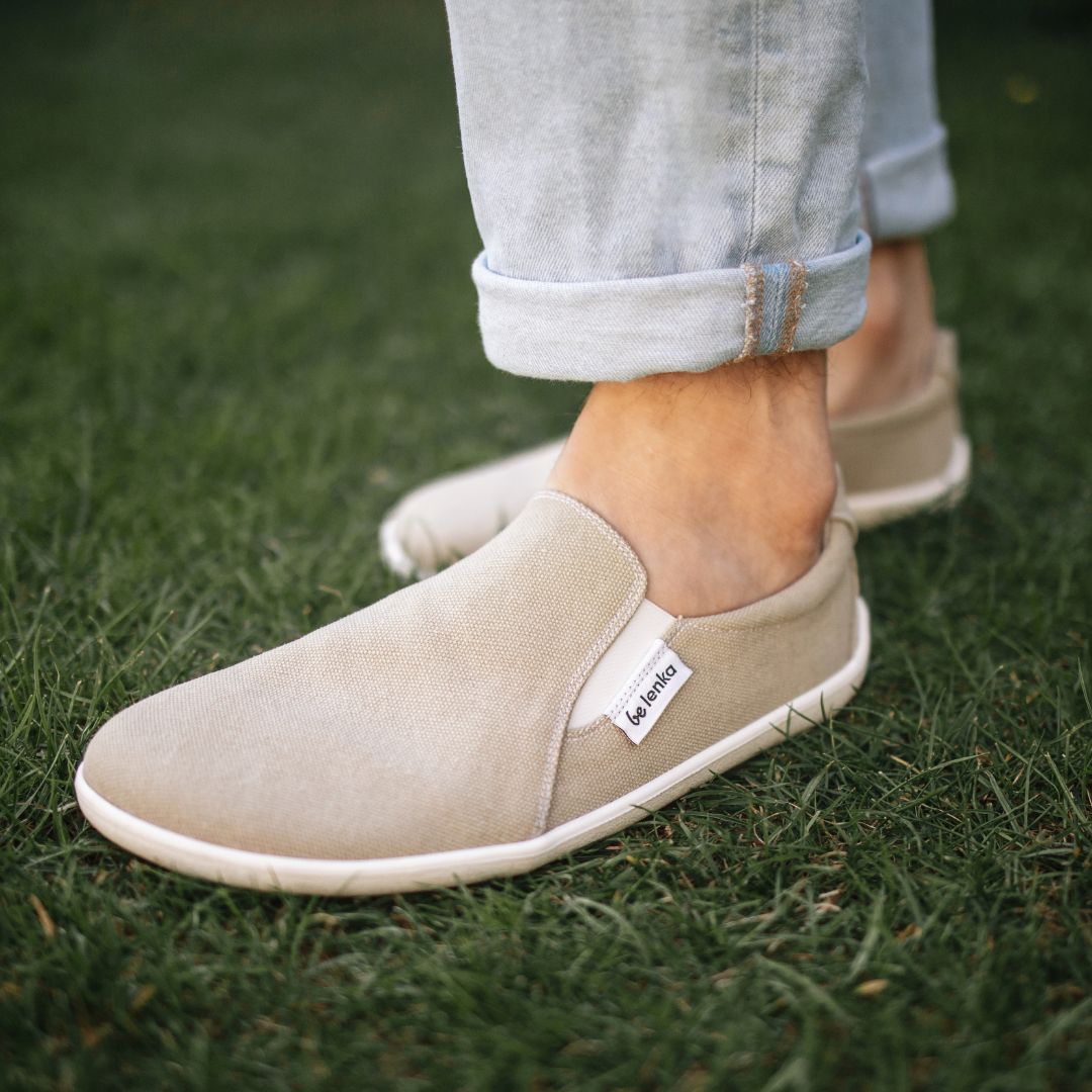 Barefoot Sneakers - Be Lenka Eazy - Vegan - Sand '22 20 OzBarefoot Australia