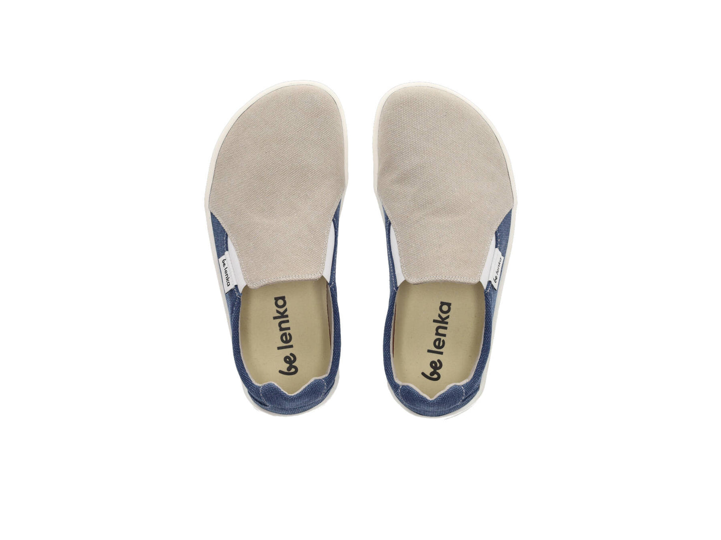 Barefoot Sneakers - Be Lenka Eazy - Vegan - Sand & Blue 16 OzBarefoot Australia