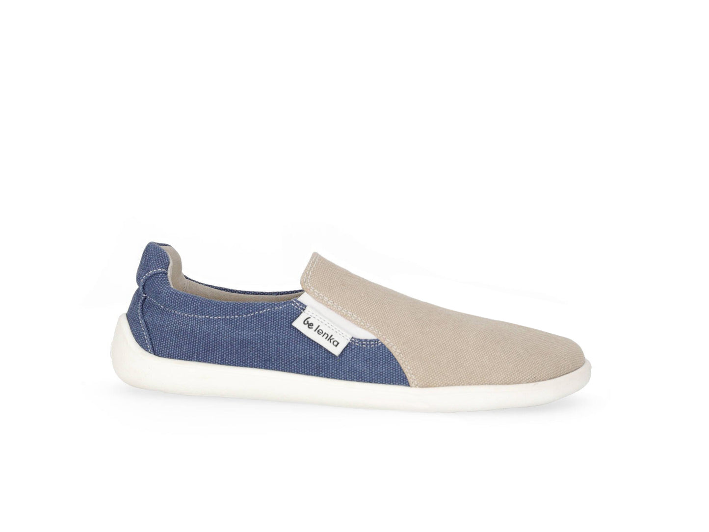 Barefoot Sneakers - Be Lenka Eazy - Vegan - Sand & Blue 1 OzBarefoot Australia