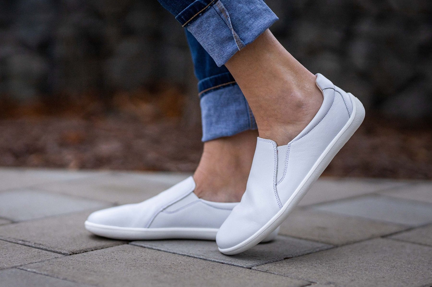 Barefoot Sneakers - Be Lenka Eazy - White 9 OzBarefoot Australia