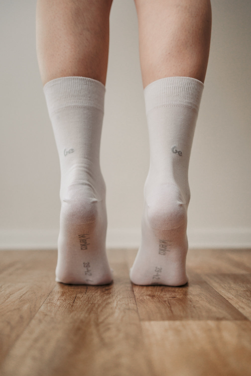 Barefoot Socks - Crew - Essentials - White 4 OzBarefoot Australia