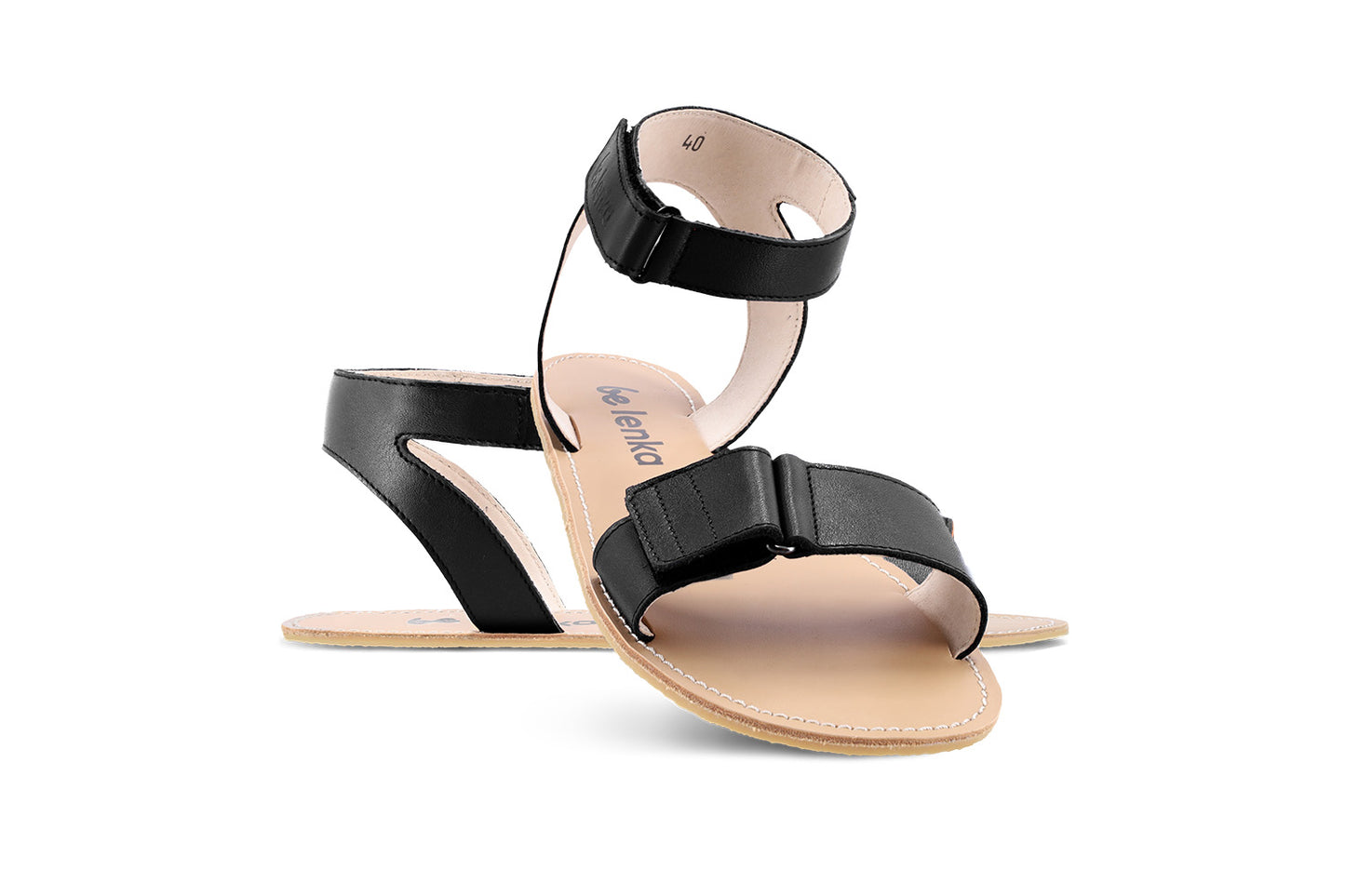 Barefoot Sandals - Be Lenka Iris - Black 1 OzBarefoot Australia