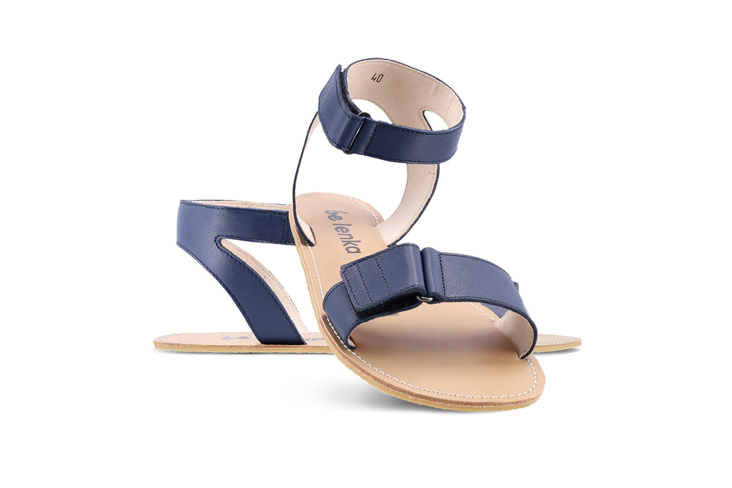 Barefoot Sandals - Be Lenka Iris - Dark Blue 1 OzBarefoot Australia