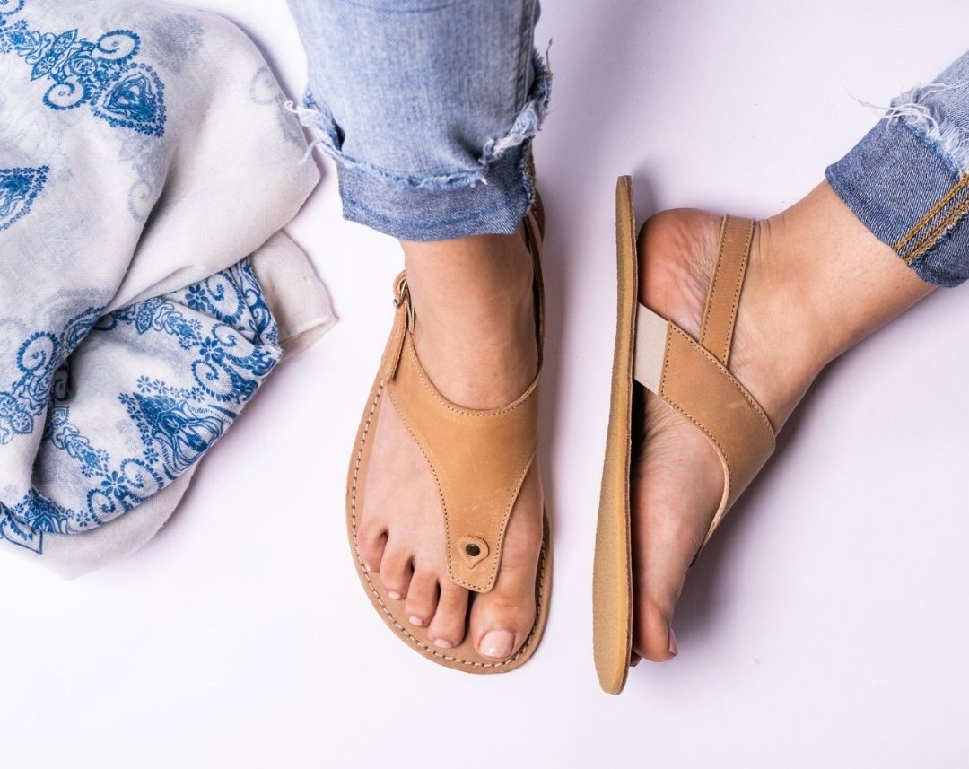 Barefoot Sandals - Be Lenka Promenade - Sand 9 OzBarefoot Australia