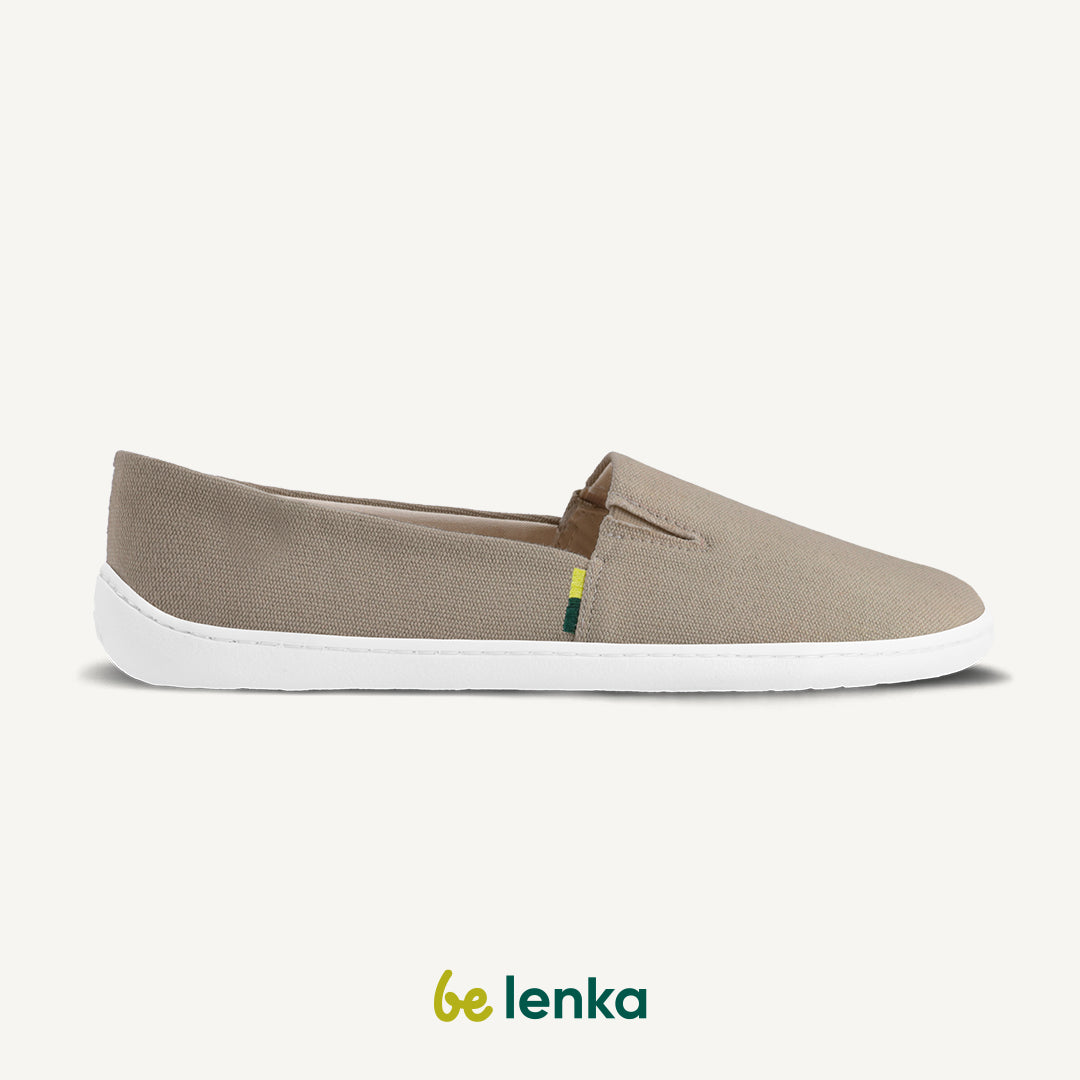 Barefoot Slip-on Sneakers Be Lenka Bali - Dark Khaki 2 OzBarefoot Australia