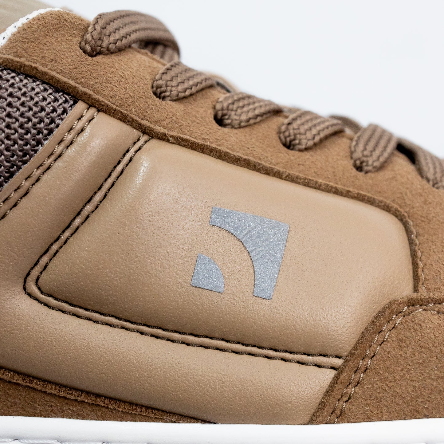 Barefoot Sneakers Barebarics - Axiom - Brown & White 6 OzBarefoot Australia