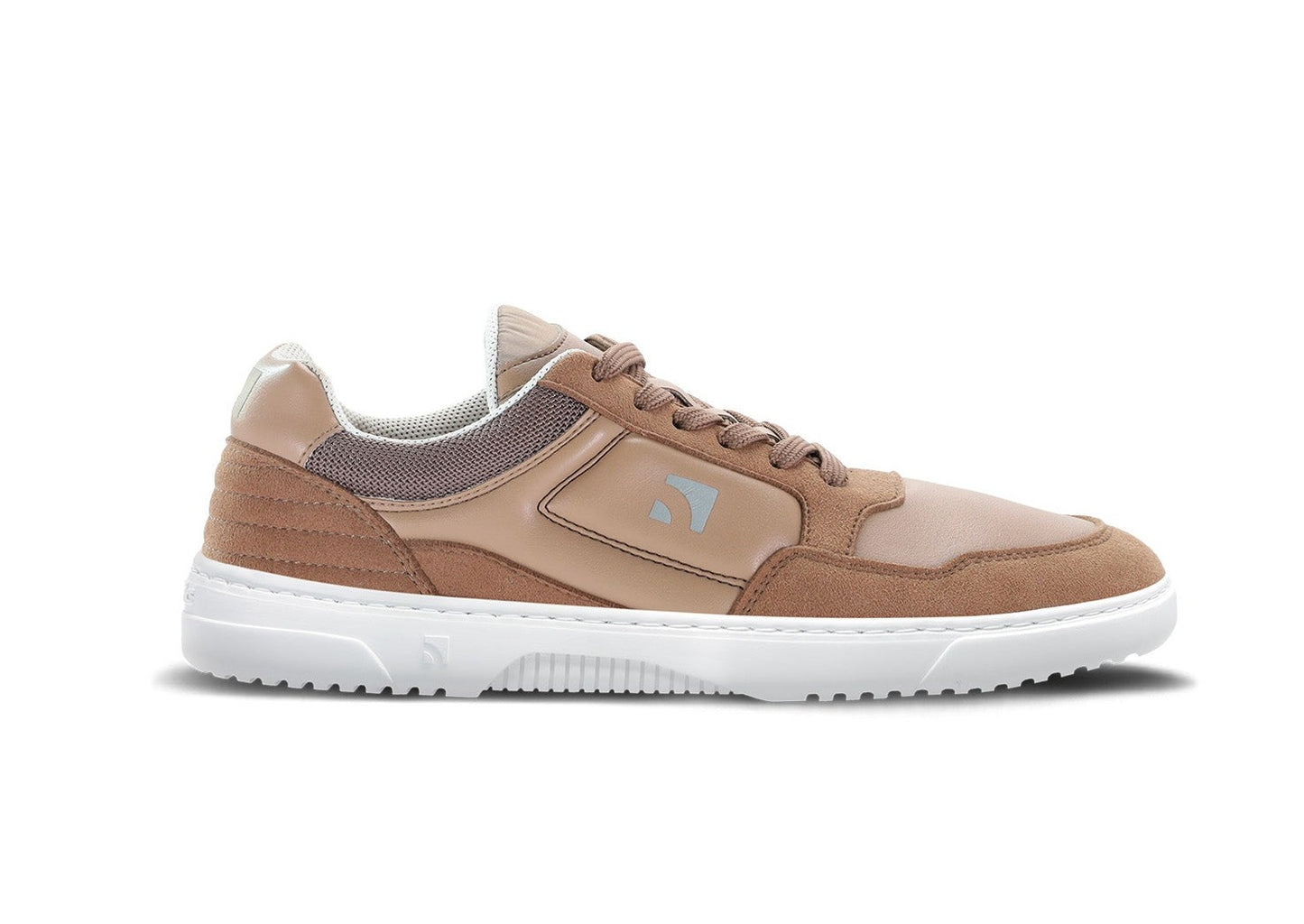 Barefoot Sneakers Barebarics - Axiom - Brown & White 1 OzBarefoot Australia