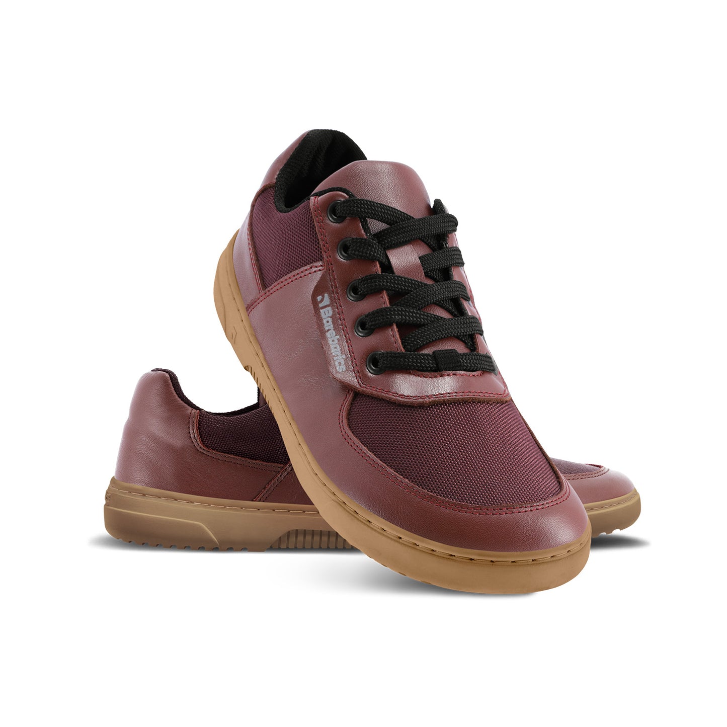 Barefoot Sneakers Barebarics Bravo - Maroon Brown 2 OzBarefoot Australia
