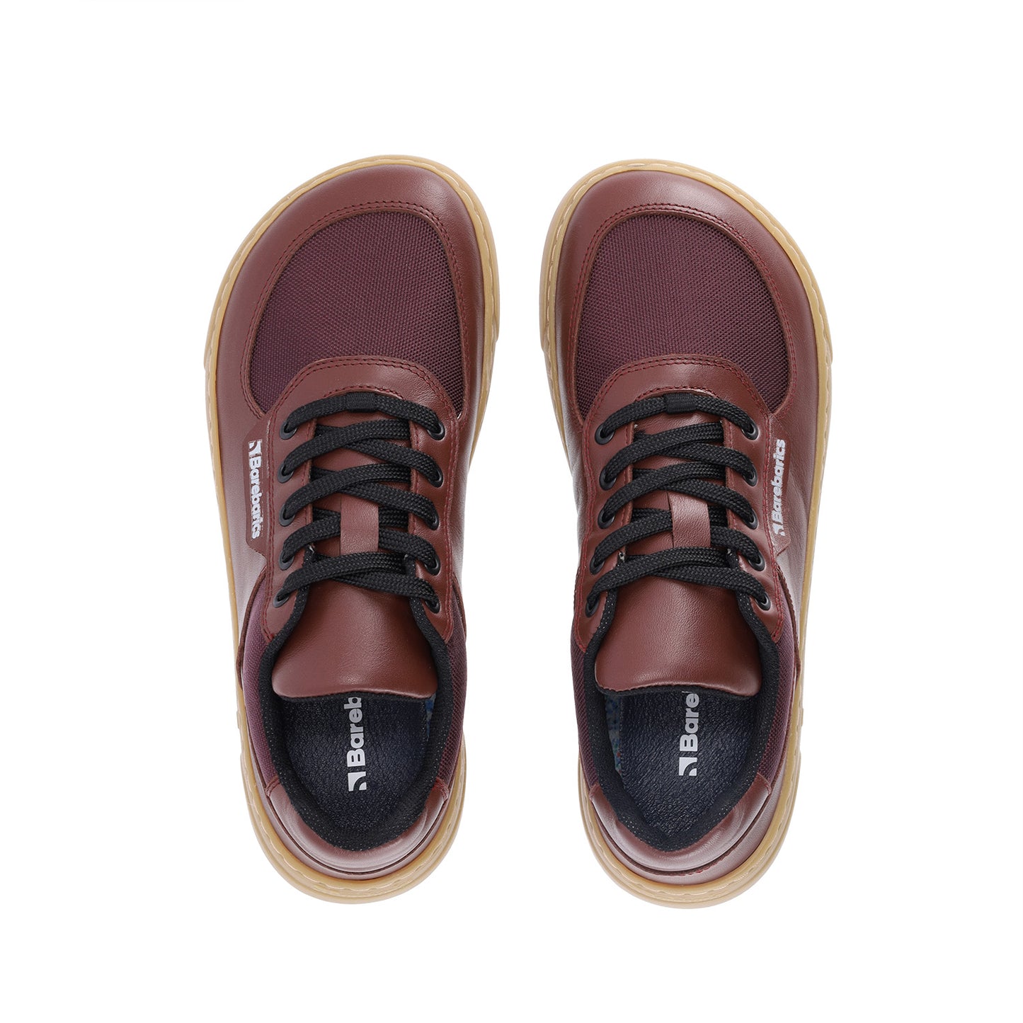 Barefoot Sneakers Barebarics Bravo - Maroon Brown 4 OzBarefoot Australia