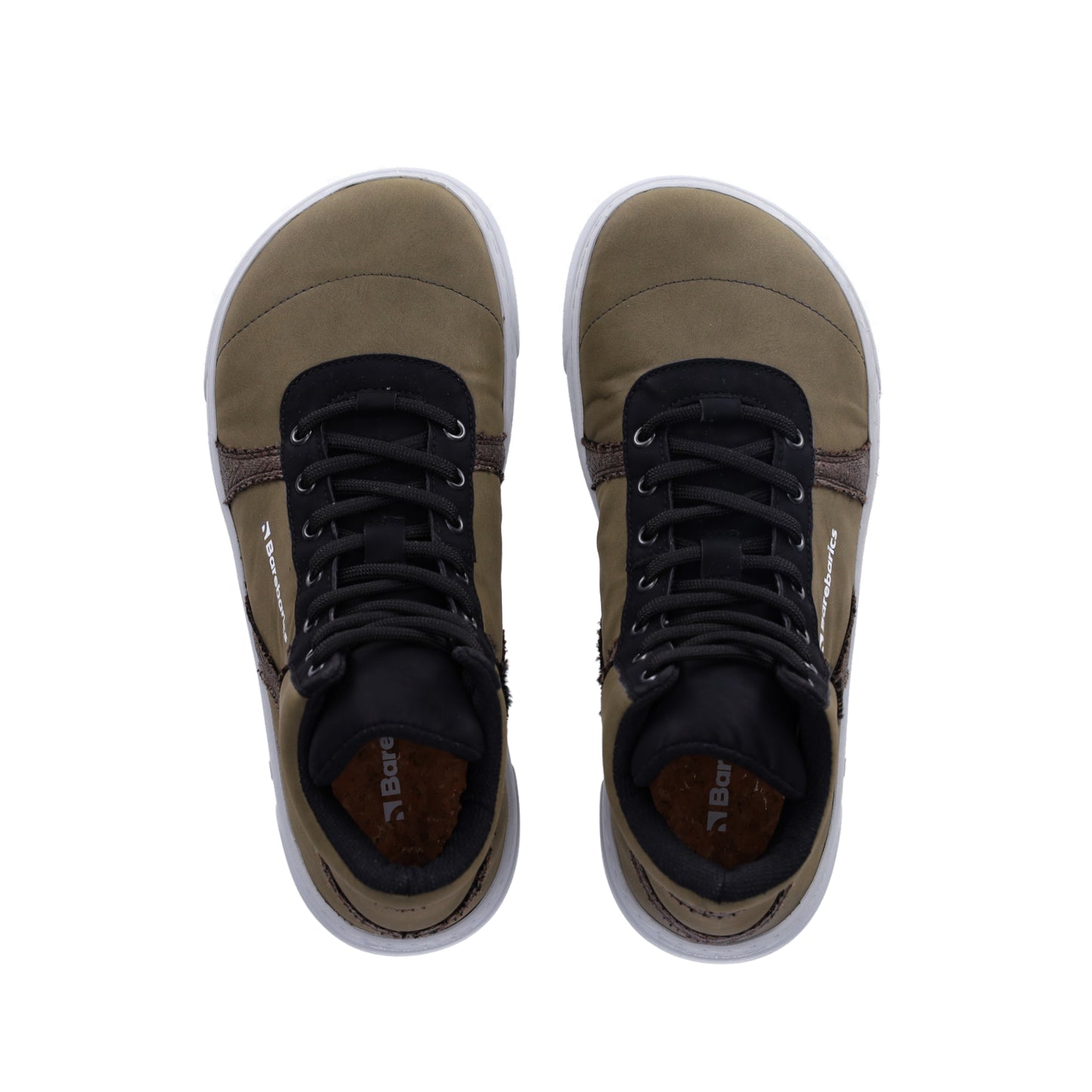 Barefoot Sneakers Barebarics - Hifly - Dark Green & Grey 5 OzBarefoot Australia