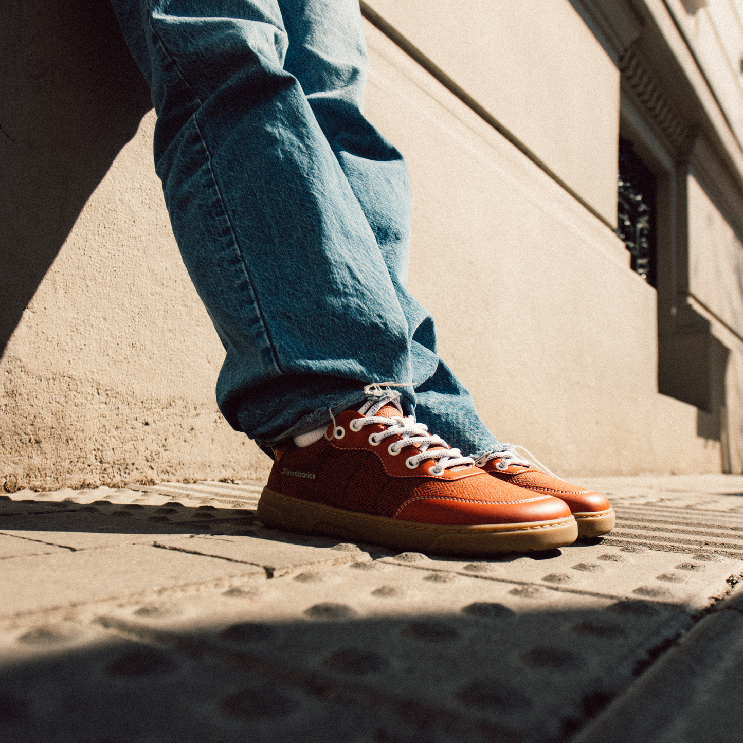 Barefoot Sneakers Barebarics - Kudos - Brick Red 4 OzBarefoot Australia