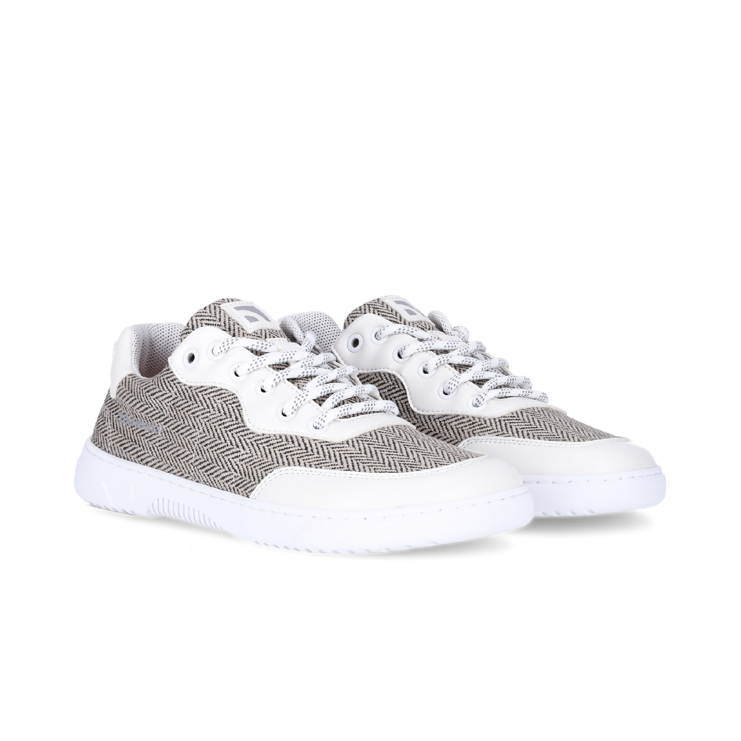 Barefoot Sneakers Barebarics - Kudos - White & Grey 10 OzBarefoot Australia