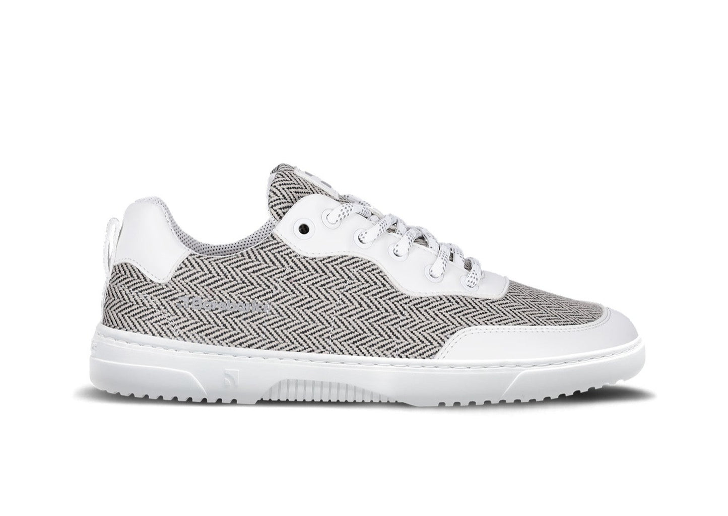 Barefoot Sneakers Barebarics - Kudos - White & Grey 1 OzBarefoot Australia