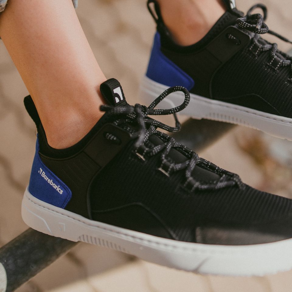 Barefoot Sneakers Barebarics - Rebel - Black 4 OzBarefoot Australia