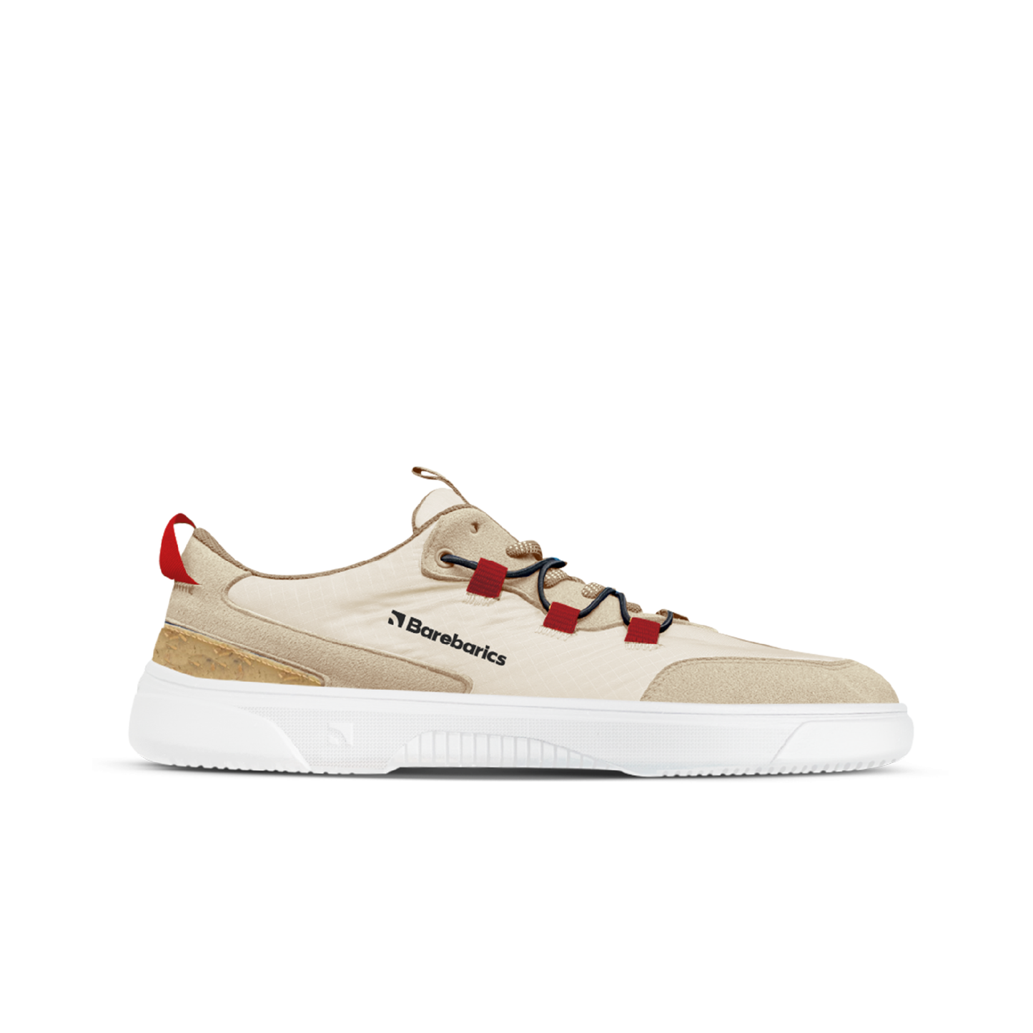Barefoot Sneakers Barebarics - Revive - Beige & White 13 OzBarefoot Australia