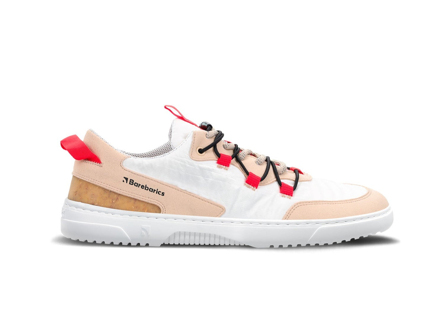 Barefoot Sneakers Barebarics - Revive - Beige & White 1 OzBarefoot Australia