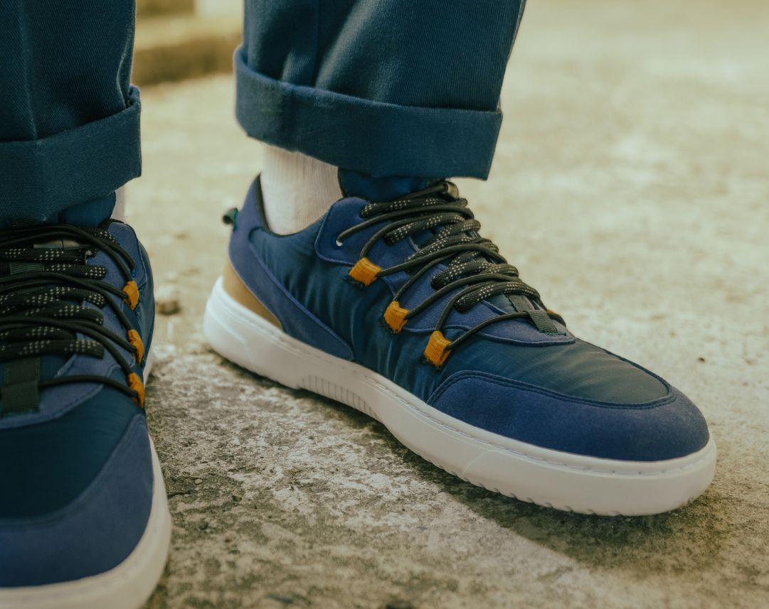 Barefoot Sneakers Barebarics - Revive - Blue & White 2 OzBarefoot Australia