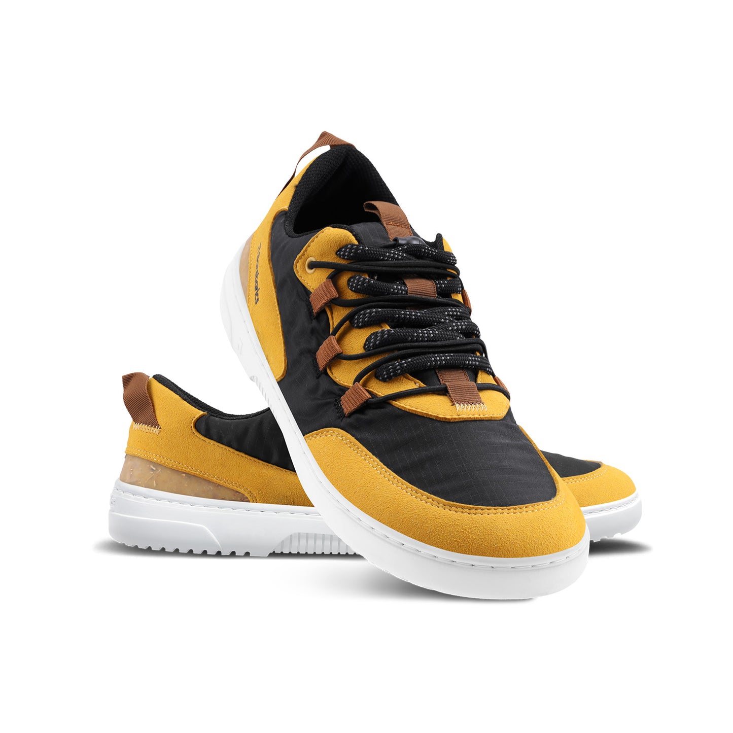 Barefoot Sneakers Barebarics - Revive - Golden Yellow & Black 2 OzBarefoot Australia