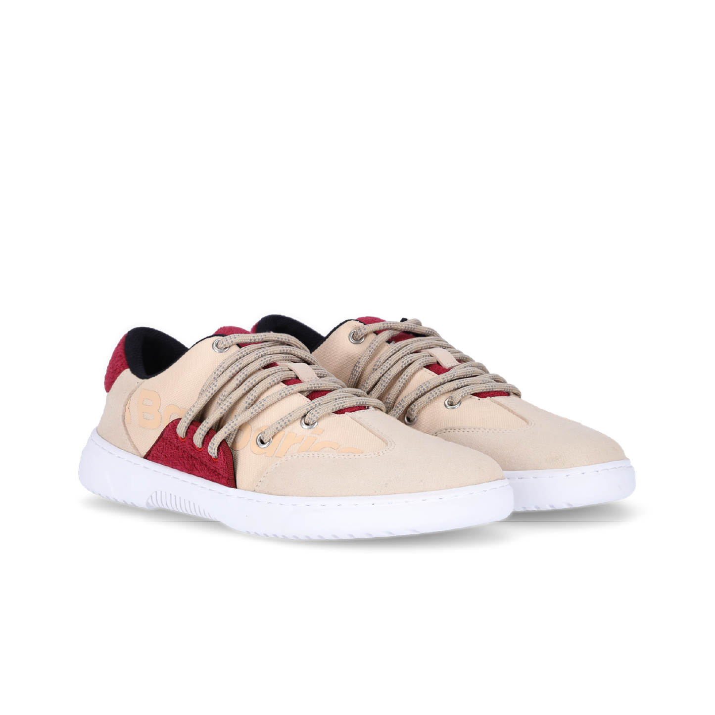 Barefoot Sneakers Barebarics - Vibe - Beige & Red 5 OzBarefoot Australia