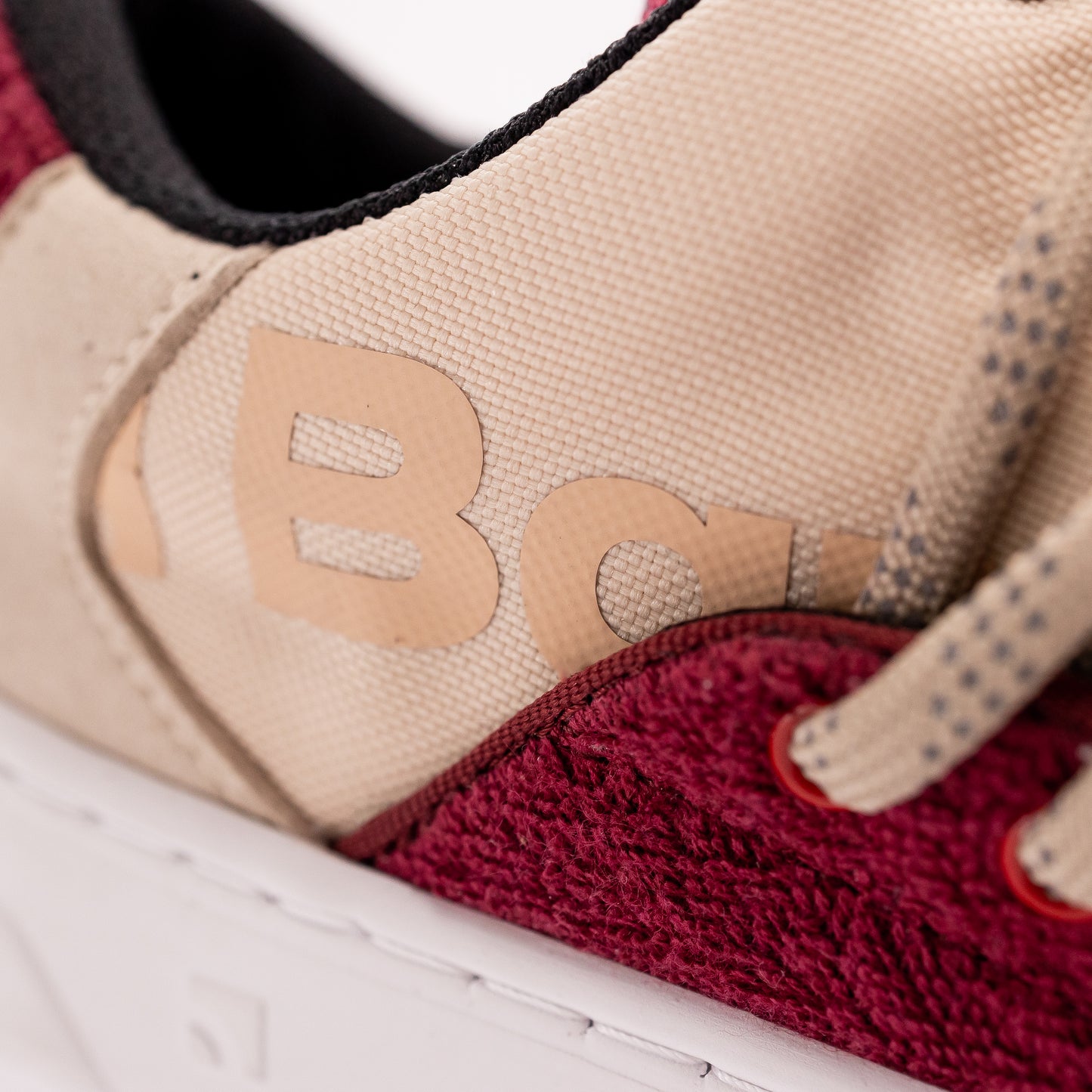 Barefoot Sneakers Barebarics - Vibe - Beige & Red 6 OzBarefoot Australia