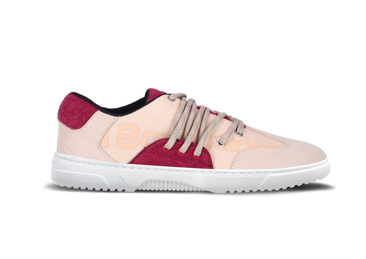 Barefoot Sneakers Barebarics - Vibe - Beige & Red 1 OzBarefoot Australia