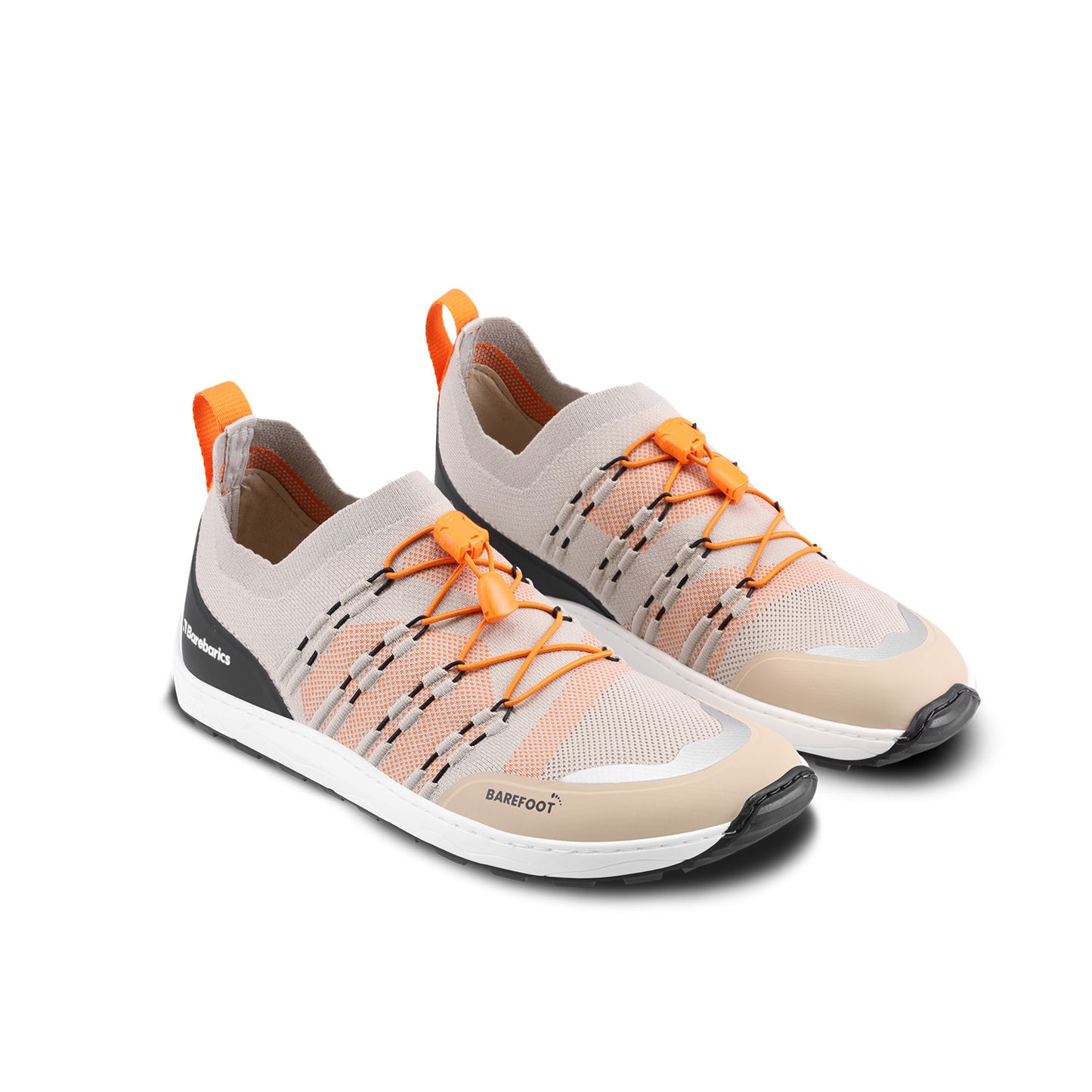 Barefoot Sneakers Barebarics Voyager - Beige & White 4 OzBarefoot Australia