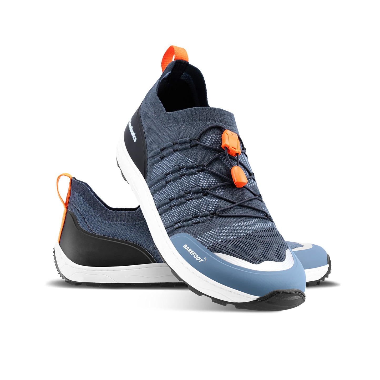 Barefoot Sneakers Barebarics Voyager - Dark Blue & White 2 OzBarefoot Australia