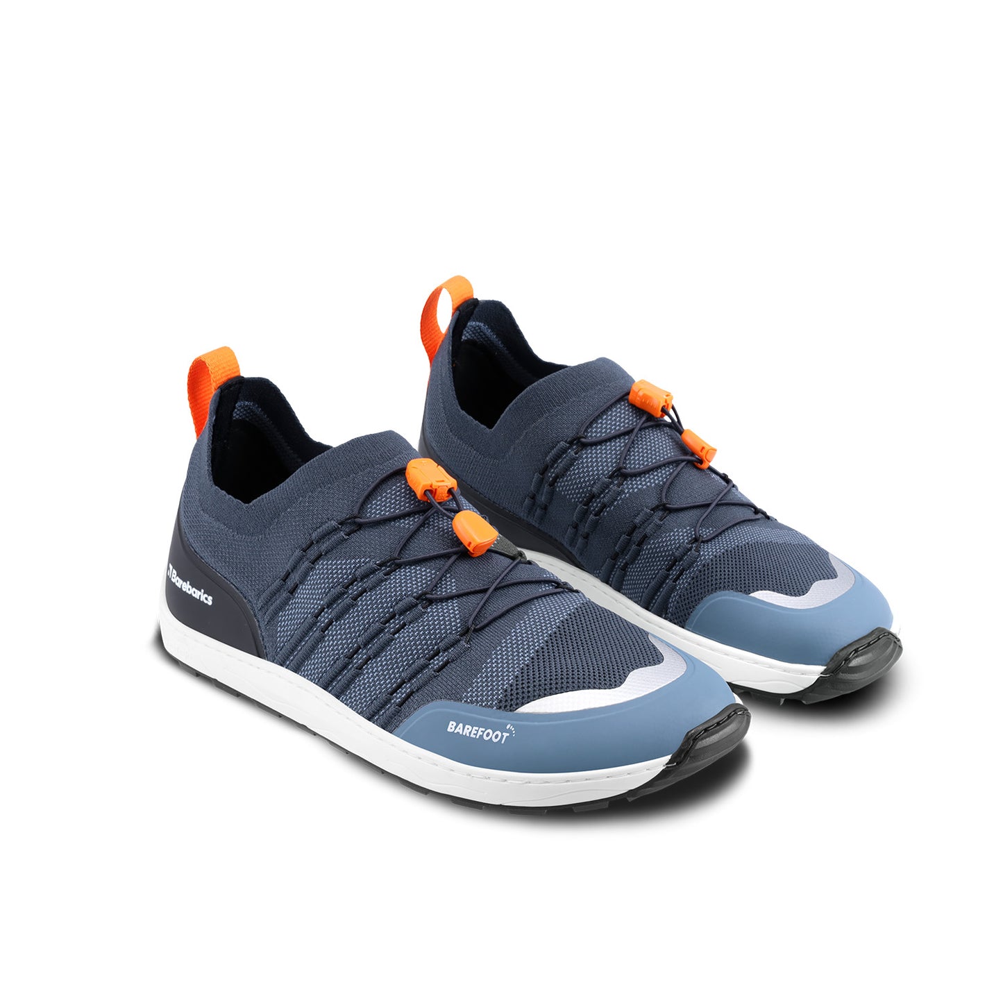 Barefoot Sneakers Barebarics Voyager - Dark Blue & White 4 OzBarefoot Australia
