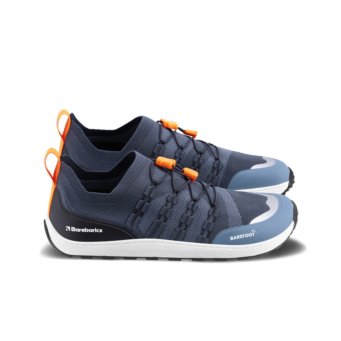 Barefoot Sneakers Barebarics Voyager - Dark Blue & White 1 OzBarefoot Australia