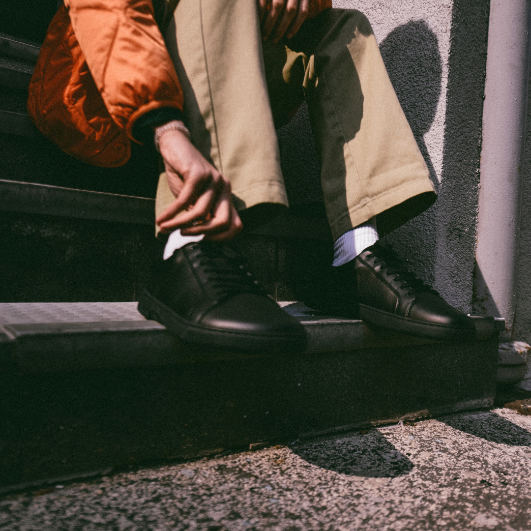 Barefoot Sneakers Barebarics - Zoom - All Black 4 OzBarefoot Australia