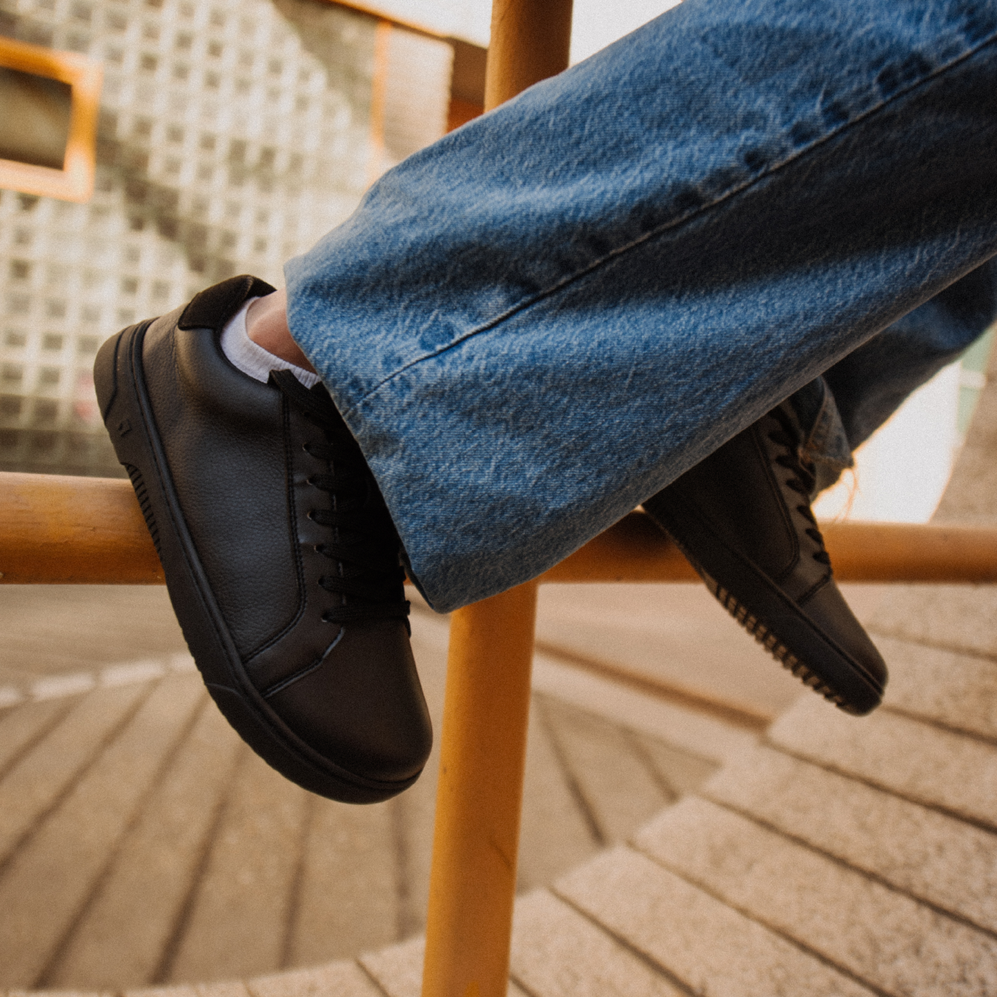Barefoot Sneakers Barebarics - Zoom - All Black 8 OzBarefoot Australia