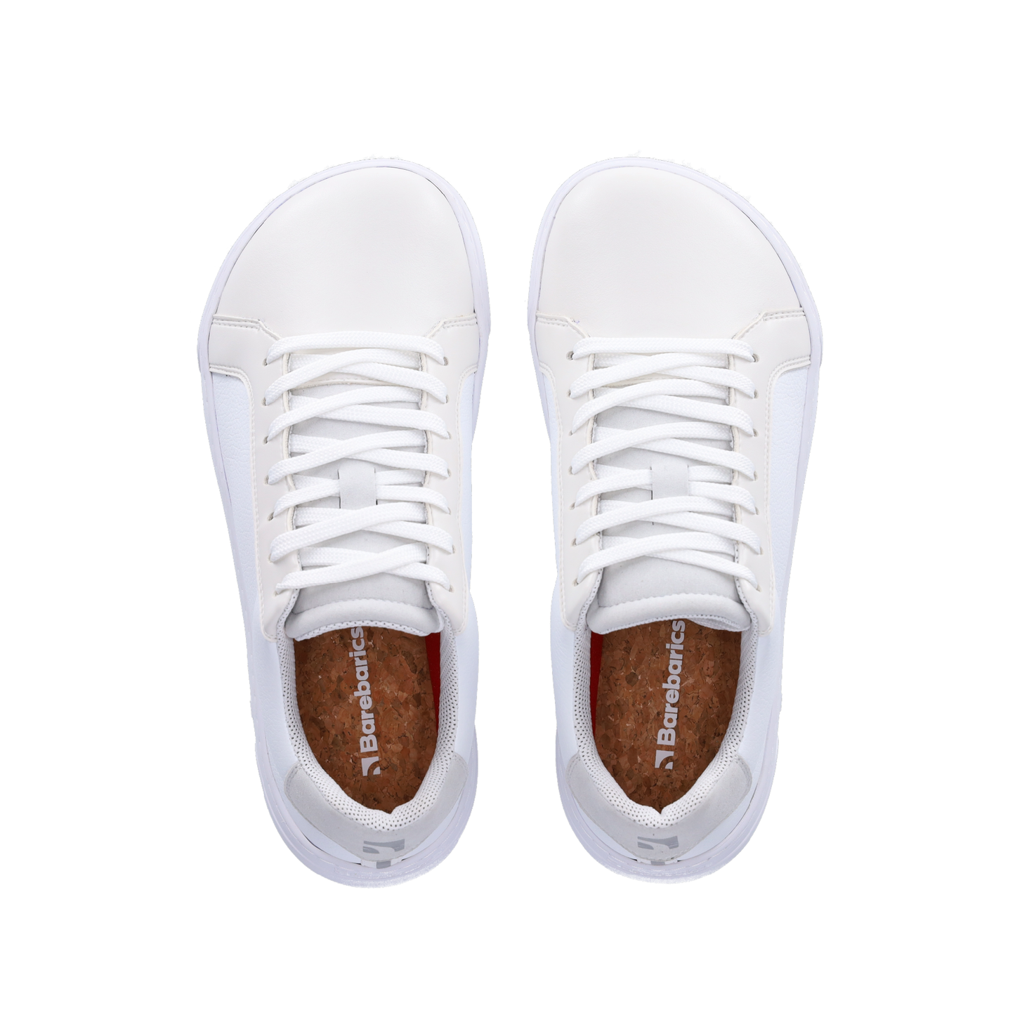 Barefoot Sneakers Barebarics - Zoom - All White 2 OzBarefoot Australia