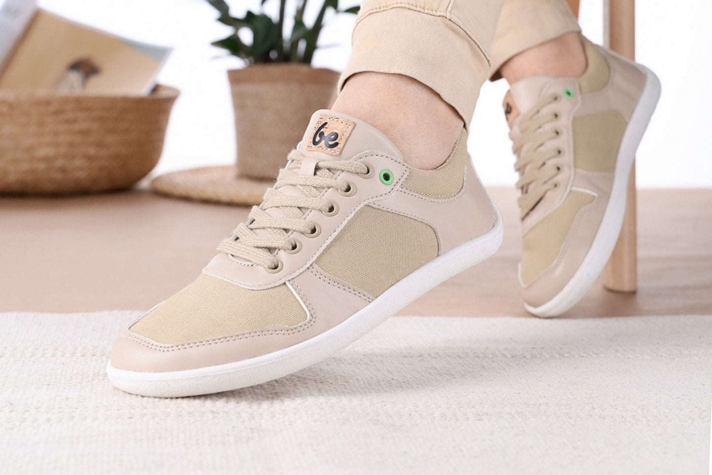 Barefoot Sneakers - Be Lenka Champ 2.0 - Vegan - Beige 11 OzBarefoot Australia