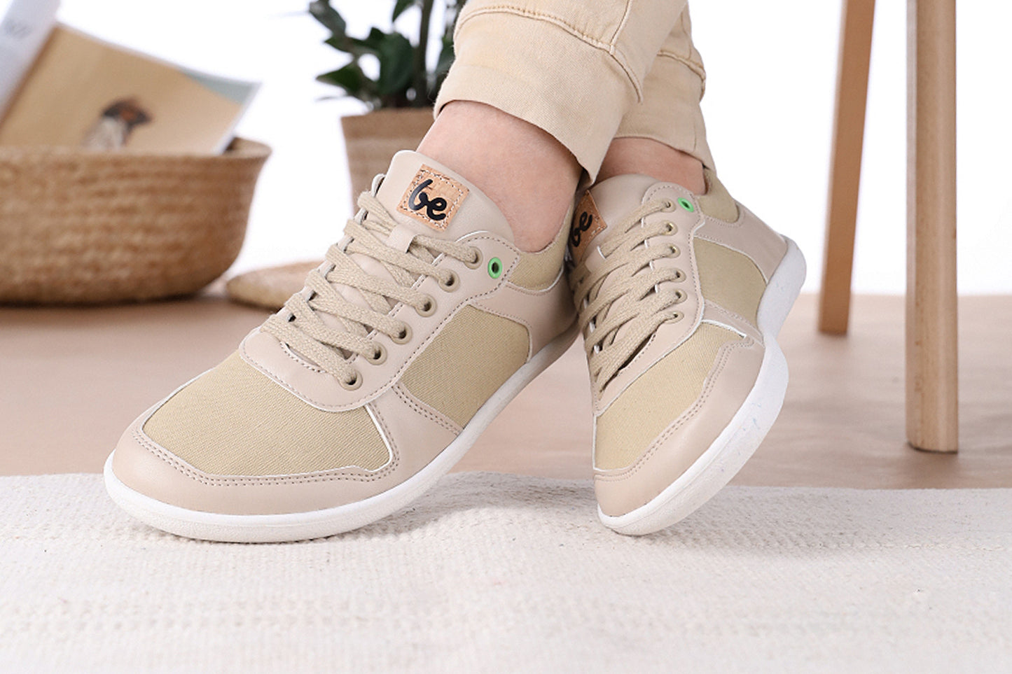 Barefoot Sneakers - Be Lenka Champ 2.0 - Vegan - Beige 13 OzBarefoot Australia