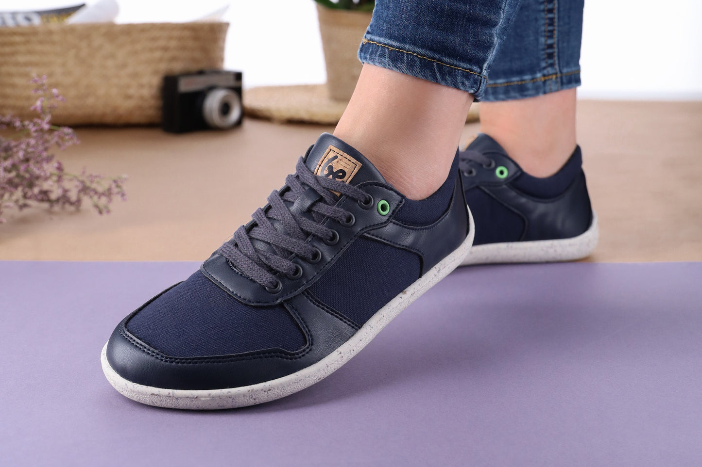 Barefoot Sneakers - Be Lenka Champ 2.0 - Vegan - Dark Blue 9 OzBarefoot Australia