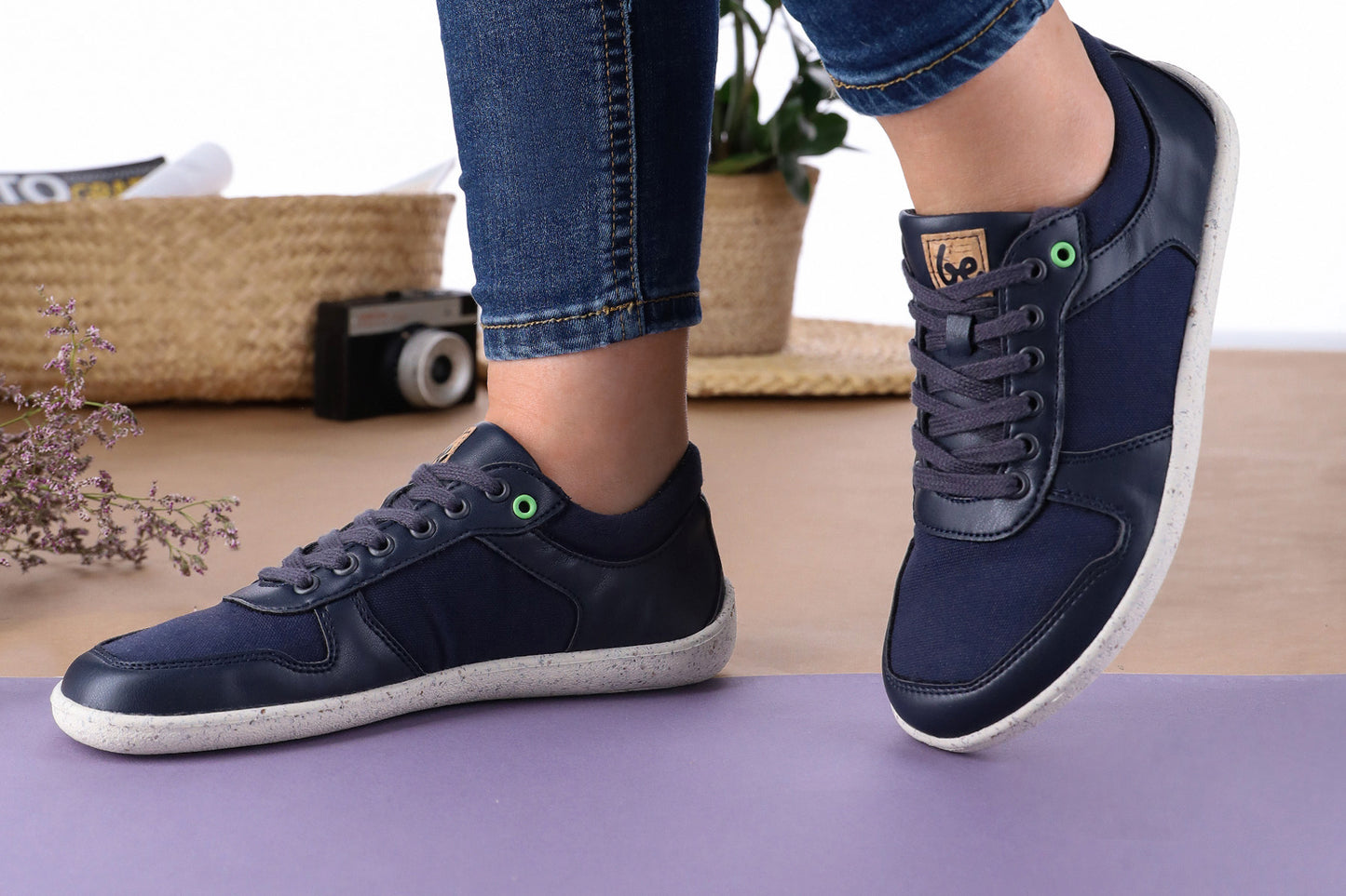 Barefoot Sneakers - Be Lenka Champ 2.0 - Vegan - Dark Blue 10 OzBarefoot Australia